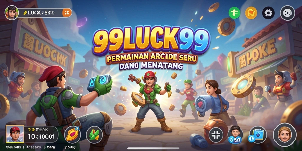 Tangkapan layar gameplay 99LUCK99 menampilkan aksi Arcade yang seru.
