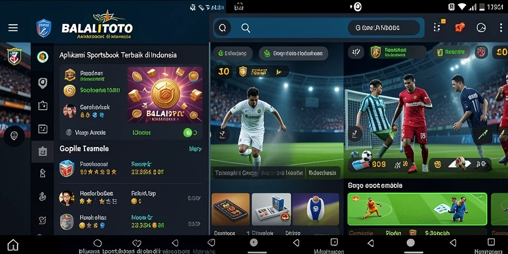 Tampilan gameplay Sportsbook BALAITOTO yang menarik dan interaktif.