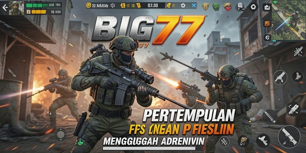 Screenshot menampilkan aksi seru dalam gameplay FPS.