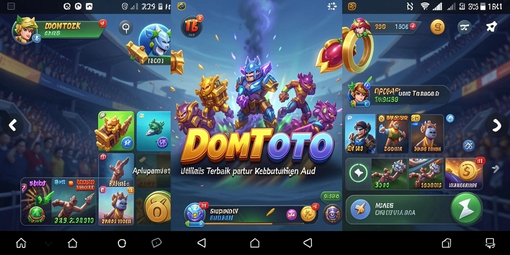 Tampilan antarmuka DOMTOTO yang ramah pengguna untuk keperluan sehari-hari.