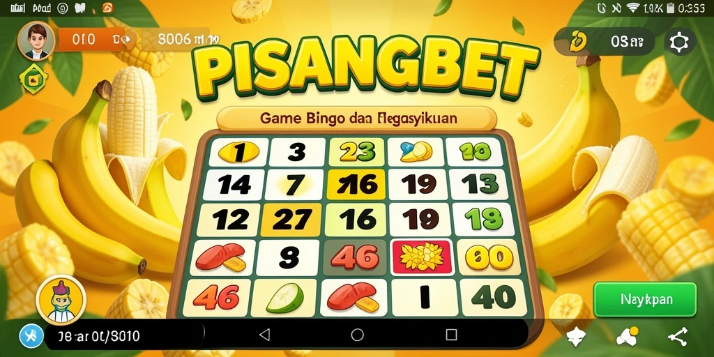 Screenshot gameplay menarik dari PISANGBET dengan suasana Bingo.