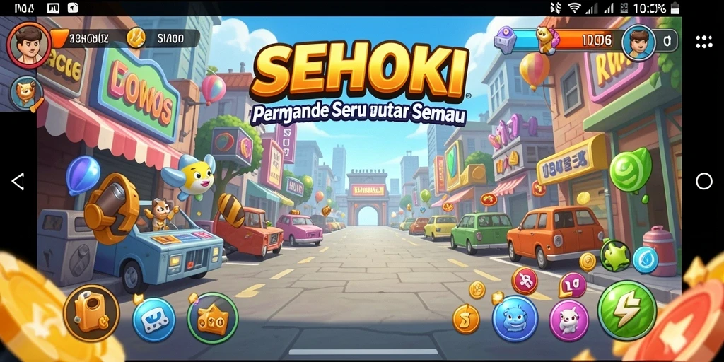 Tampilan gameplay seru dari SEHOKI dengan grafis menawan.