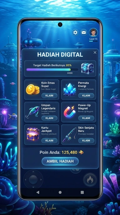Screenshot fitur unduhan cepat di aplikasi vw108.